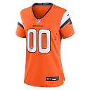 Zennovawear Women's Denver Broncos Orange Mile High Collection Custom Game Jersey