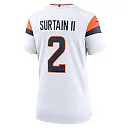 Zennovawear Women's Denver Broncos Patrick Surtain II White Mile High Collection Game Jersey
