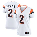 Zennovawear Women's Denver Broncos Patrick Surtain II White Mile High Collection Game Jersey