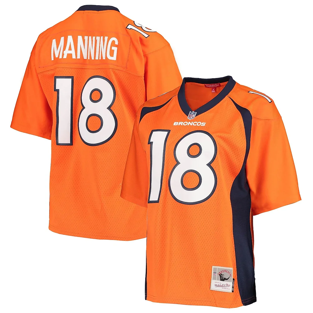 Zennovawear Women's Denver Broncos Peyton Manning Mitchell & Ness Orange Legacy Player Jersey