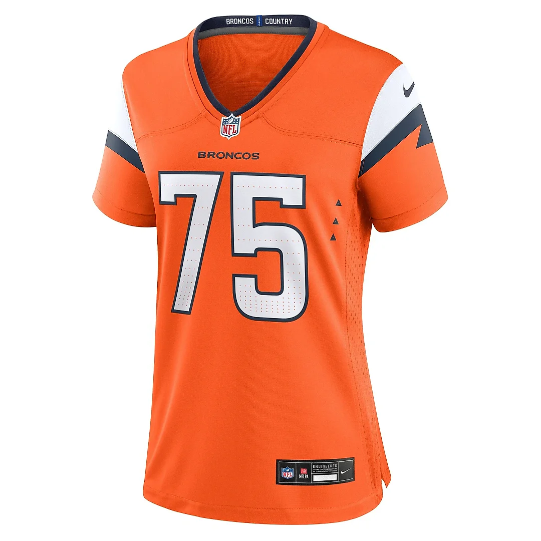 Zennovawear Women's Denver Broncos Quinn Bailey Orange Team Game Jersey