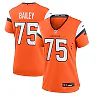 Zennovawear Women's Denver Broncos Quinn Bailey Orange Team Game Jersey
