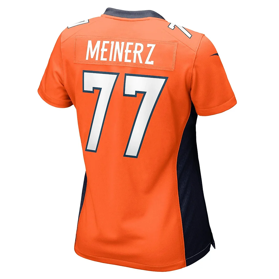 Zennovawear Women's Denver Broncos Quinn Meinerz Orange Game Jersey
