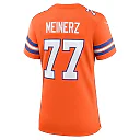 Zennovawear Women's Denver Broncos Quinn Meinerz Orange Mile High Collection 1977 Throwback Player Game Jersey