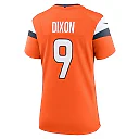 Zennovawear Women's Denver Broncos Riley Dixon Orange Team Game Jersey