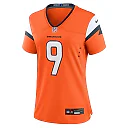 Zennovawear Women's Denver Broncos Riley Dixon Orange Team Game Jersey