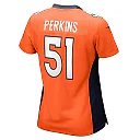 Zennovawear Women's Denver Broncos Ronnie Perkins Orange Game Jersey