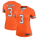 Zennovawear Women's Denver Broncos Russell Wilson Orange Alternate Legend Player Performance Top