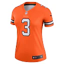Zennovawear Women's Denver Broncos Russell Wilson Orange Alternate Legend Player Performance Top