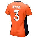 Zennovawear Women's Denver Broncos Russell Wilson Orange Player Jersey