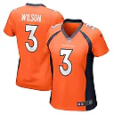 Zennovawear Women's Denver Broncos Russell Wilson Orange Player Jersey