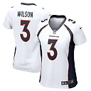 Zennovawear Women's Denver Broncos Russell Wilson White Player Jersey