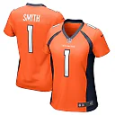 Zennovawear Women's Denver Broncos Tremon Smith Orange Game Jersey