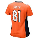 Zennovawear Women's Denver Broncos Tre'Quan Smith Orange Game Jersey