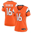 Zennovawear Women's Denver Broncos Troy Franklin Orange Team Game Jersey