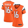 Zennovawear Women's Denver Broncos Troy Franklin Orange Team Game Jersey