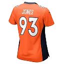 Zennovawear Women's Denver Broncos Troy Jones Orange Game Jersey
