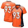 Zennovawear Women's Denver Broncos Troy Jones Orange Game Jersey