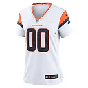 Zennovawear Women's Denver Broncos White Mile High Collection Custom Game Jersey