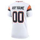 Zennovawear Women's Denver Broncos White Mile High Collection Custom Game Jersey