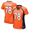 Zennovawear Women's Denver Broncos William Sherman Orange Team Game Jersey
