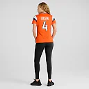 Zennovawear Women's Denver Broncos Zach Wilson Orange Team Game Jersey