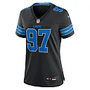 Zennovawear Women's Detroit Lions Aidan Hutchinson Black 2nd Alternate Game Jersey