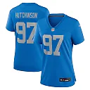 Zennovawear Women's Detroit Lions Aidan Hutchinson Blue Alternate Game Jersey