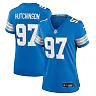 Zennovawear Women's Detroit Lions Aidan Hutchinson Blue Game Jersey