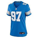 Zennovawear Women's Detroit Lions Aidan Hutchinson Blue Game Jersey