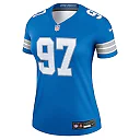 Zennovawear Women's Detroit Lions Aidan Hutchinson Blue Legend Player Performance Top