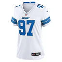 Zennovawear Women's Detroit Lions Aidan Hutchinson White Game Jersey