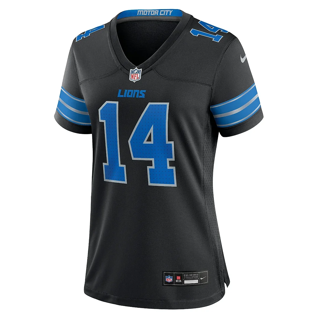 Zennovawear Women's Detroit Lions Amon-Ra St. Brown Black 2nd Alternate Game Jersey