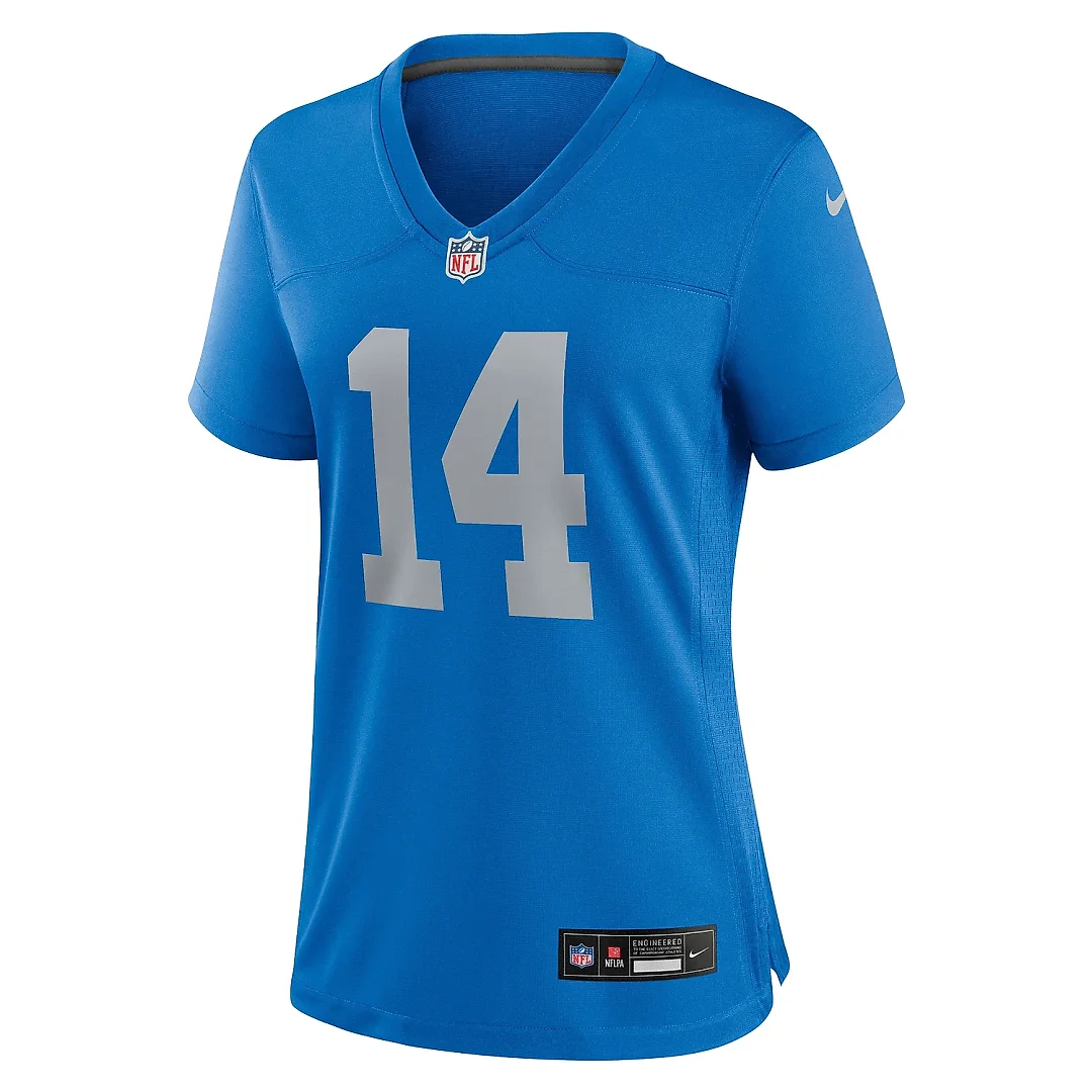Zennovawear Women's Detroit Lions Amon-Ra St. Brown Blue Alternate Game Jersey