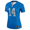 Zennovawear Women's Detroit Lions Amon-Ra St. Brown Blue Alternate Legend Player Performance Top