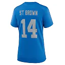 Zennovawear Women's Detroit Lions Amon-Ra St. Brown Blue Alternate Game Jersey
