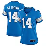 Zennovawear Women's Detroit Lions Amon-Ra St. Brown Blue Team Game Jersey