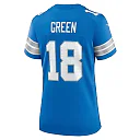 Zennovawear Women's Detroit Lions Antoine Green Blue Team Game Jersey