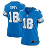 Zennovawear Women's Detroit Lions Antoine Green Blue Team Game Jersey