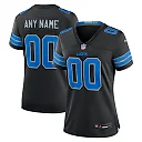 Zennovawear Women's Detroit Lions Black Alternate Custom Game Jersey