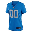 Zennovawear Women's Detroit Lions Blue Alternate Custom Game Jersey
