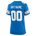 Zennovawear Women's Detroit Lions Blue Custom Game Jersey