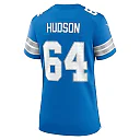 Zennovawear Women's Detroit Lions Bryan Hudson Blue Game Jersey
