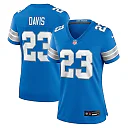 Zennovawear Women's Detroit Lions Carlton Davis Blue Team Game Jersey