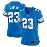 Zennovawear Women's Detroit Lions Carlton Davis III Blue Game Jersey