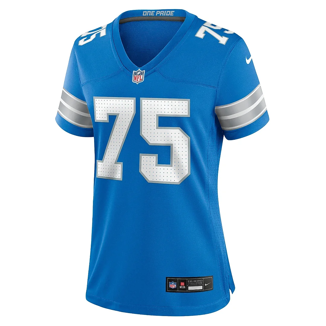 Zennovawear Women's Detroit Lions Colby Sorsdal Blue Team Game Jersey