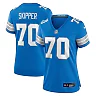 Zennovawear Women's Detroit Lions Dan Skipper Blue Team Game Jersey