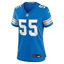 Zennovawear Women's Detroit Lions Derrick Barnes Blue Team Game Jersey