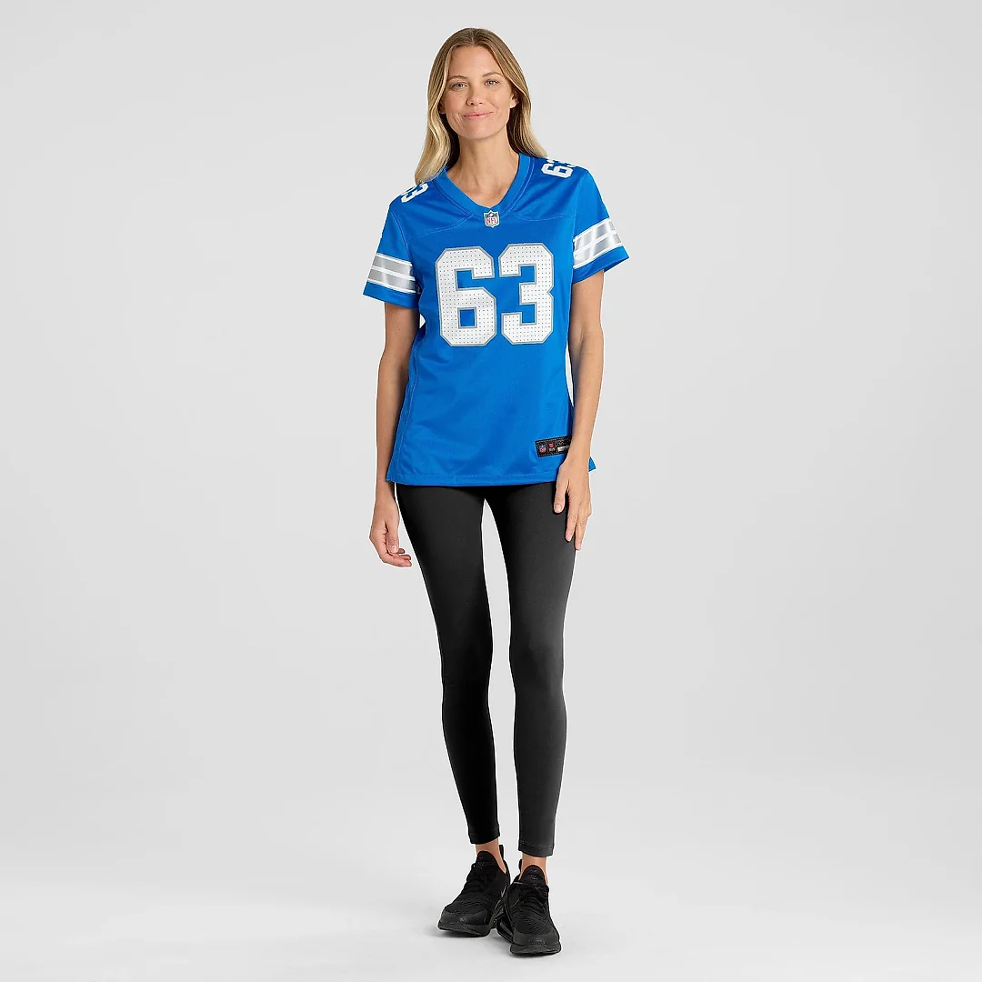 Zennovawear Women's Detroit Lions Duke Clemens Blue Game Jersey