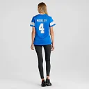 Zennovawear Women's Detroit Lions Emmanuel Moseley Blue Team Game Jersey